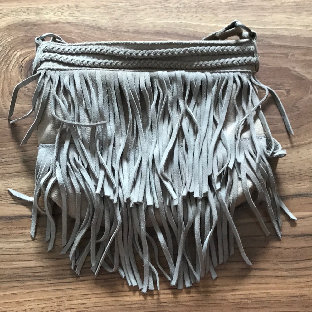 Tan Satchel w/ Fringe